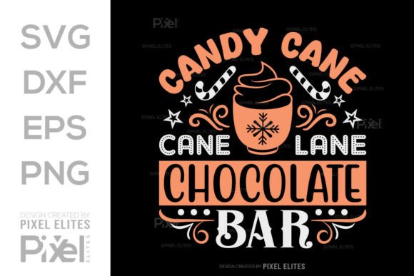 Candy Cane Lane Hot Chocolate Bar SVG: A Designer's Review