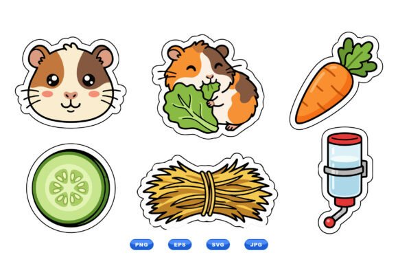 Cute Guinea Pig SVG Clipart Kit: A Designer's Review