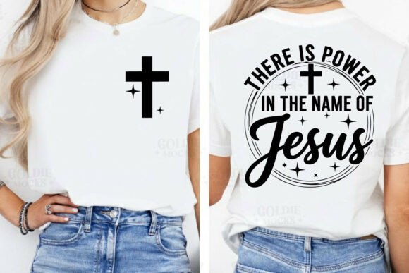 Faith SVG: Power in the Name for Embroidery