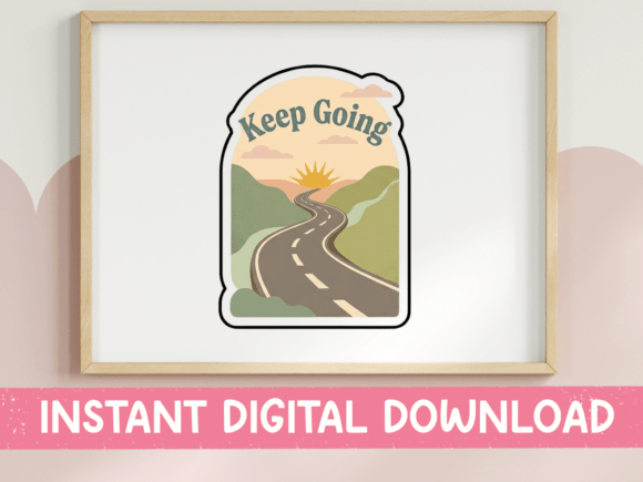 Keep Going Road Trip Sticker: A Designer's Review