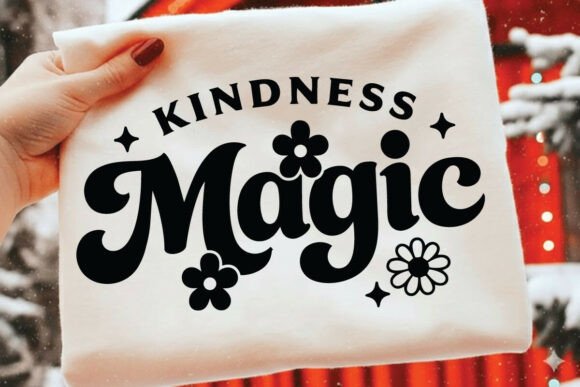 Kindness Magic Retro Inspirational SVG: A Designer's Review