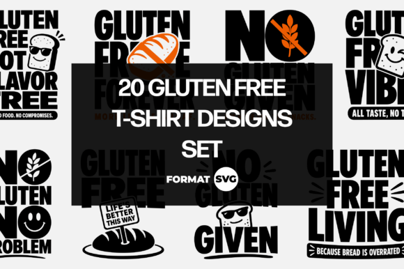 Review: 20 Gluten Free SVG Quotes 2 for Embroidery