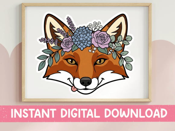 Review: Floral Crown Fox Sticker Art for Embroidery