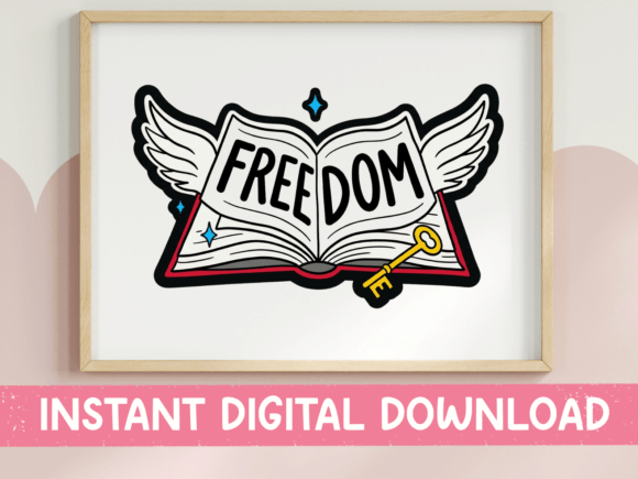 Review: Freedom Book Winged Key SVG for Embroidery
