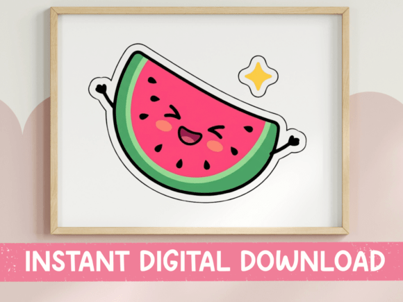 Review: Happy Kawaii Watermelon Sticker for Embroidery