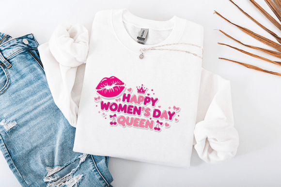 Review: Happy Women's Day Queen SVG Pink Lips Design