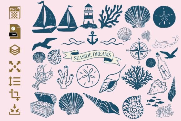 Review: Nautical Clipart Set for Embroidery Projects