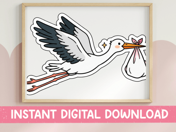 Stork with Baby SVG: A Designer's Field Review