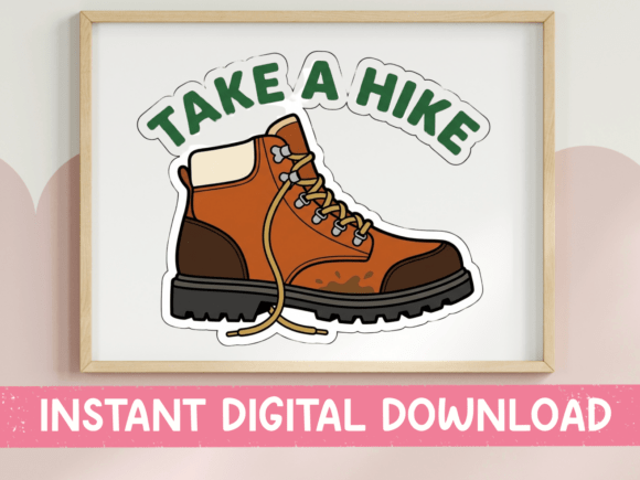 Take a Hike Boot Sticker Design: A Pro Review